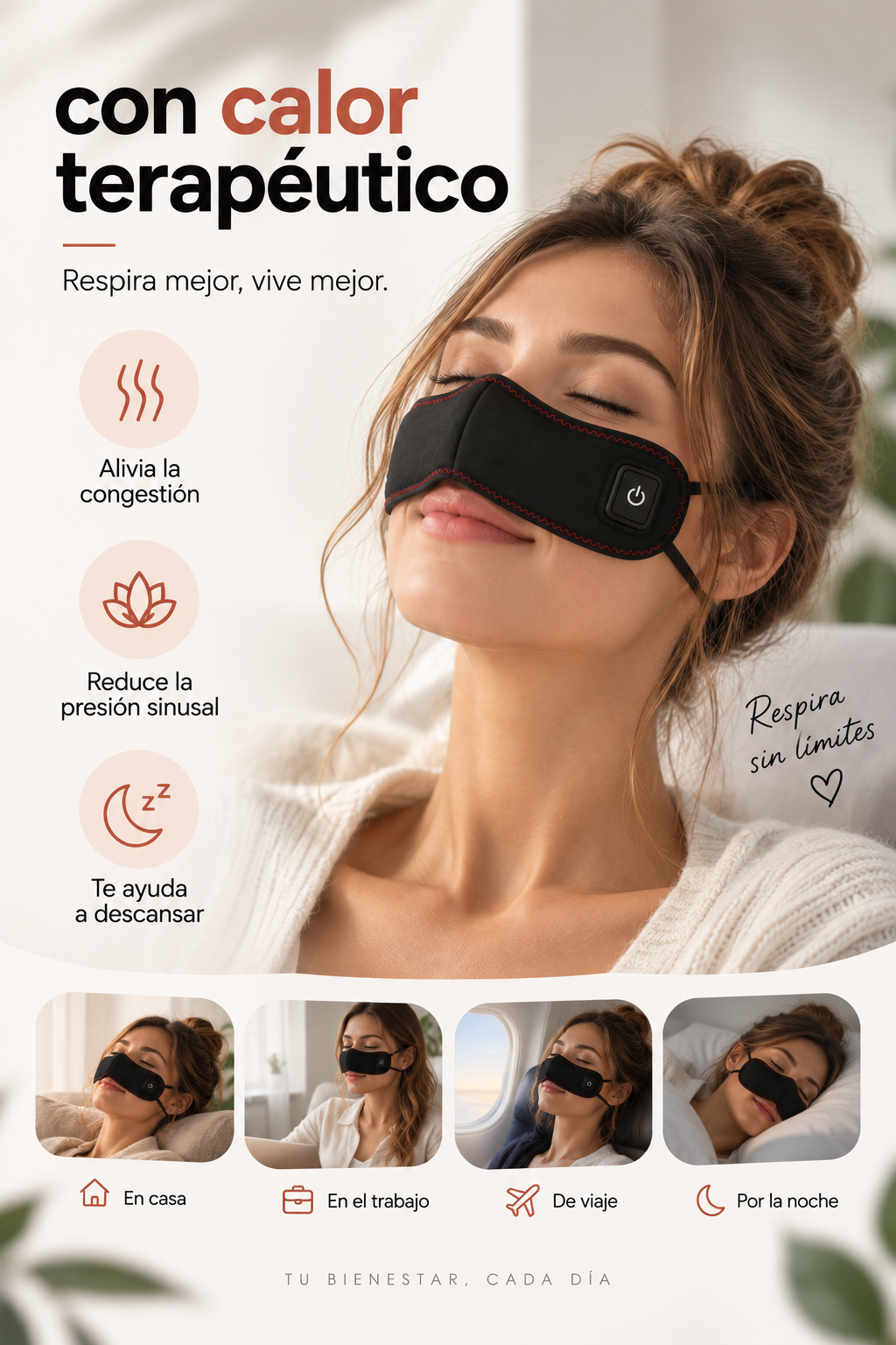 Sinusluma™ Mascara alivio nasal